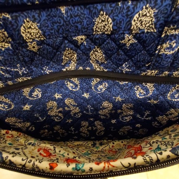 Vera Bradley Seahorse Weekender Travel Bag - Picture 5 of 8